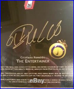 Signed Ronaldo / Rooney & Park Manchester United Framed Tributes Ltd Editions