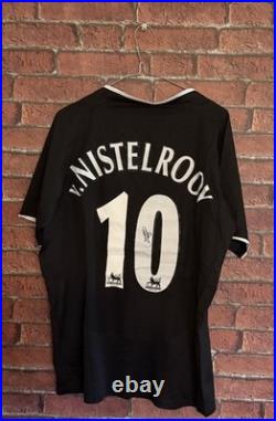 Signed Ruud Van Nistelrooy Manchester United Shirt With COA & PROOF VERY RARE