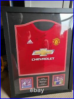 Signed and Framed Manchester United Shirt Juan MATA
