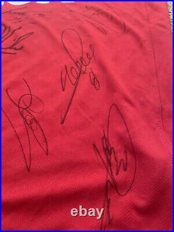 Signed manchester united shirt 2012