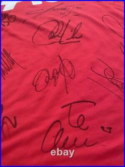 Signed manchester united shirt 2012