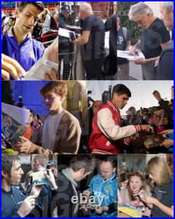 Sir Alex Ferguson Hand Signed 16x12 Vintage Rare Manchester United Photo + COA