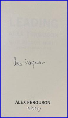 Sir Alex Ferguson Manchester United Legend'Leading'. Hand Signed First Edition Sir Alex Ferguson Manchester United Legend'Leading'. Hand Signed First Edition