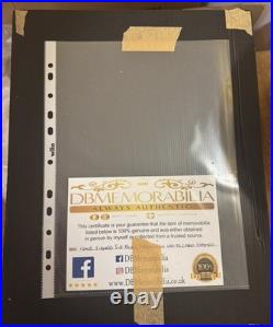 Sir Alex Ferguson Signed Genuine Manchester United Framed Display COA