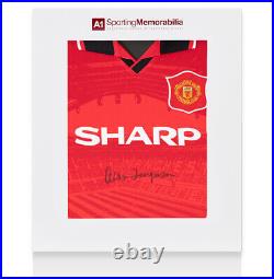 Sir Alex Ferguson Signed Manchester United Shirt 1996, Home Gift Box