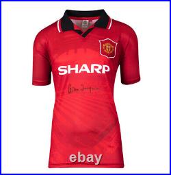 Sir Alex Ferguson Signed Manchester United Shirt 1996, Home Gift Box