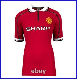 Sir Alex Ferguson Signed Manchester United Shirt 1999, Home, Sir Alex 1