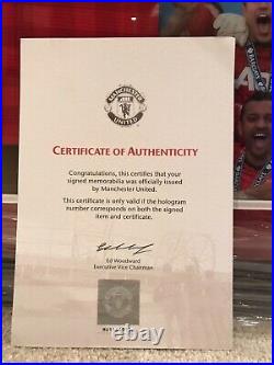 Sir Alex Ferguson Signed Manchester United Shirt 2013 Official