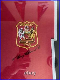 Sir Bobby Charlton Hand Signed Manchester United Shirt