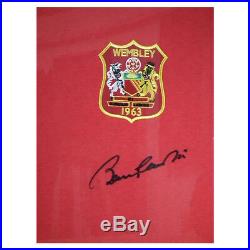 Sir Bobby Charlton Signed Man Utd 1963 Cup Final Shirt 1- Manchester United