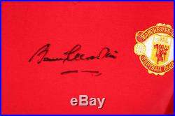 Sir Bobby Charlton Signed Manchester United 1970s Shirt Autograph Jersey + COA