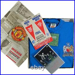 Sir Bobby Charlton Signed Manchester United 68 Ecf Shirt Box Set Proof Football