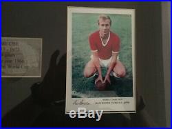 Sir Bobby Charlton signed Manchester United Shirt with COA
