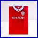 Solskjaer & Sheringham Signed Manchester United 1999 UCL Shirt