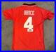 Steve Bruce Signed Manchester United Shirt Legend Autograph Man Utd Signature