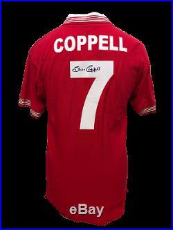 Steve Coppell Signed Manchester United 1977 Fa Cup Final Shirt With Coa & Proof