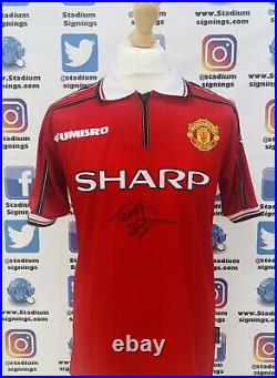Teddy Sheringham Signed Manchester United Shirt / COA
