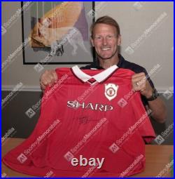Teddy Sheringham Signed Manchester United Shirt Home, 1999-00 Teddy Sheringham Signed Manchester United Shirt Home, 1999-00