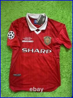 Teddy Sheringham signed Manchester United FC shirt with COA & Proof Rare Teddy Sheringham signed Manchester United FC shirt with COA & Proof Rare