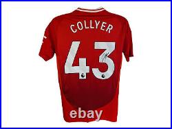 Toby Collyer Manchester United Signed 24/25 Football Shirt COA