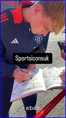 Toby Collyer Signed Premier League number 3 x2 Exact proof Manchester United