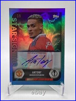 Topps Summer Signings 2022 Auto Antony Manchester United 2/5
