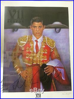 VII SEOFEN Ronaldo Manchester United 1/1 signed print By Jose Palomares