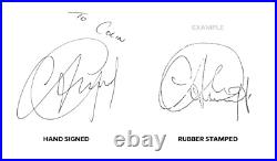 V. Rare! Eric Cantona Hand Signed Manchester United Official Club Card Autograph