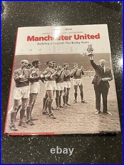 V Rare Signed Manchester United Busby Babes Book Charlton Law Stiles Plus More