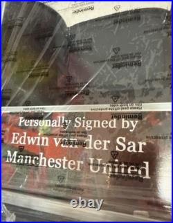 Van Der Sar Signed Manchester United Goalkeeper Glove WITH COA Van Der Sar Signed Manchester United Goalkeeper Glove WITH COA