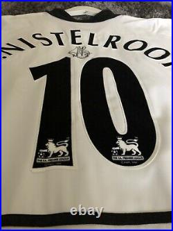Van Nistelroy signed game worn Manchester United football shirt