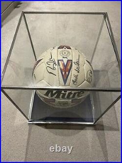 Vintage Manchester United 1996-97 Squad Signed Original Mitre Football VGC RARE