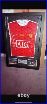 WAYNE ROONEY Manchester United Signed And Framed Football Shirt from A1 sport WAYNE ROONEY Manchester United Signed And Framed Football Shirt from A1 sport