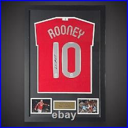 WAYNE ROONEY signed Manchester United 2008 Champions League Framed Shirt £199 WAYNE ROONEY signed Manchester United 2008 Champions League Framed Shirt £199