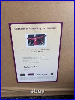 WAYNE ROONEY signed Photo Manchester United Debut