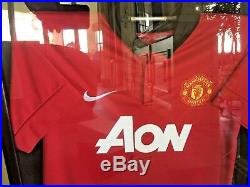 Wayne Rooney #10 Signed Autographed Manchester United Jersey