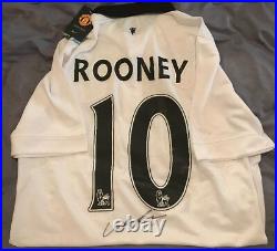 Wayne Rooney Autographed Signed Manchester United POLO SHIRT JSA STICKER ONLY