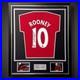Wayne Rooney Hand Signed 2009/10 Deluxe Framed Manchester United Shirt £225