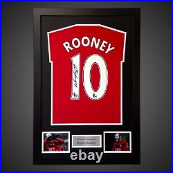 Wayne Rooney Hand Signed 2009/10 Framed Manchester United Shirt Bid From £150 Wayne Rooney Hand Signed 2009/10 Framed Manchester United Shirt Bid From £150