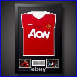 Wayne Rooney Hand Signed 2010/11 Framed Manchester United Shirt With COA £185