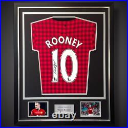 Wayne Rooney Hand Signed 2012/13 Deluxe Framed Manchester United Shirt £225 Wayne Rooney Hand Signed 2012/13 Deluxe Framed Manchester United Shirt £225