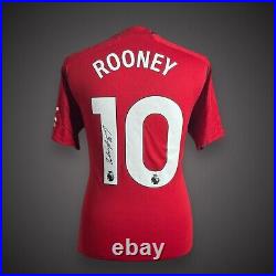 Wayne Rooney Hand Signed Manchester United Shirt With COA £150 Private Signing