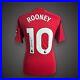 Wayne Rooney Hand Signed Manchester United Shirt With COA £150 Private Signing