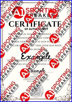 Wayne Rooney Hand Signed Street Sign Manchester United Old Trafford £99