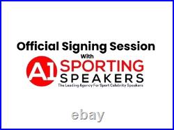 Wayne Rooney Hand Signed Street Sign Manchester United Old Trafford £99