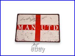 Wayne Rooney Manchester United Football Club Signed Road Sign COA