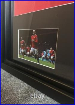 Wayne Rooney Manchester United Framed Shirt Premier League 2011/12