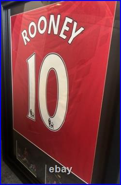 Wayne Rooney Manchester United Framed Shirt Premier League 2011/12