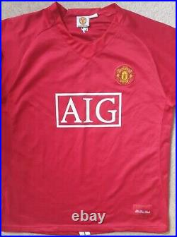 Wayne Rooney Manchester United Hand Signed Shirt 2008