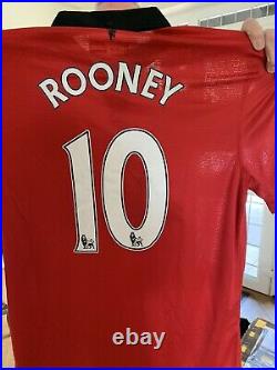 Wayne Rooney Manchester United Shirt Signed best Wishes- With COA £125
